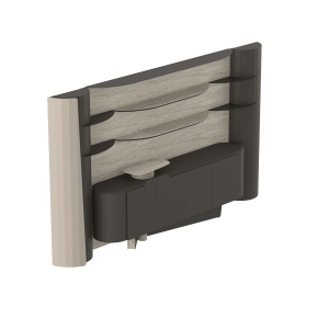 Monolıthı Panolu Ofis Büro Makam Takımı