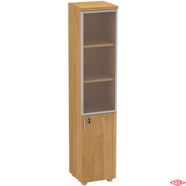 190’lık İki Kapaklı Üstü Alüminyum Çerçeveli Dolap