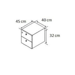 İkili Çekmece Kutusu