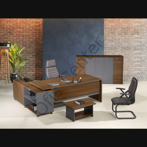 İnci Ofis ve Büro Takım 220 cm Masalı
