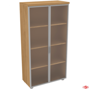 160x80 cm Alüminyum Çerceveli Camlı Dolap