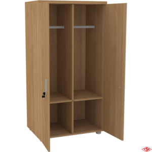 160*80x55 cm Ortadan Dikmeli Vestiyer Dolabı