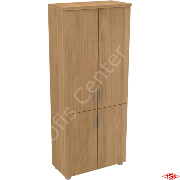 190x80 cm Dört Kapak Ofis ve Büro Dolap