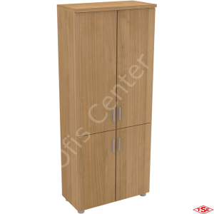 190x80 cm Dört Kapak Ofis ve Büro Dolap