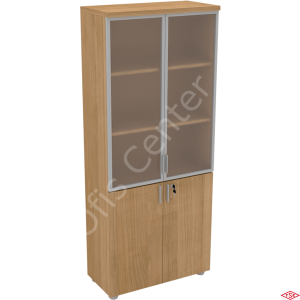 190’lık 4 Kapaklı Üstü Alüminyum Çerçeveli Ofis ve Büro Dolap