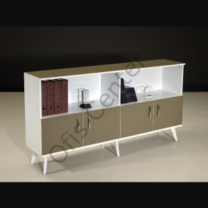 Mira Etajerli Ofis ve Büro Masa Takımı 200 cm Masalı