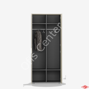 190’lık Ortadan Dikmeli Vestiyer Dolap (Derinlik 55 cm)