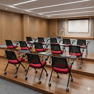 Pera Yazı Tablalı Katlanabilir Konferans Sandalyesi