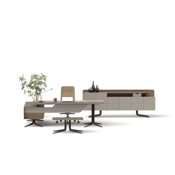 Leo Ofis Büro Makam Takımı (225 Cm Masalı Takım)