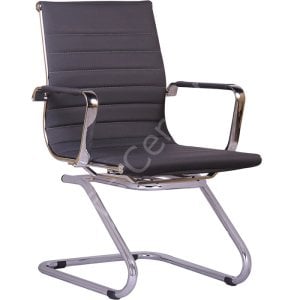 Nova Deri Ofis ve Büro U Ayak Misafir Koltuk