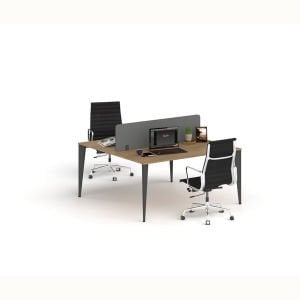 Exen W İkili Ofis ve Büro  Masa 120x140 cm