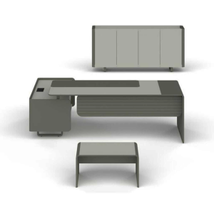 Ligna  Etejerli Ofis ve Büro Makam Takımı 200+30 cm Masalı