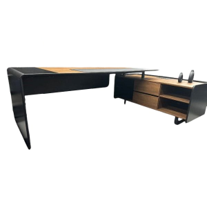 Ligna  Etejerli Ofis ve Büro Makam Takımı 200+30 cm Masalı