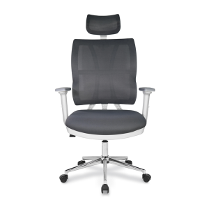 Jumbo Beyaz Gövde File Döşemeli Ofis Büro Yönetici Koltuk