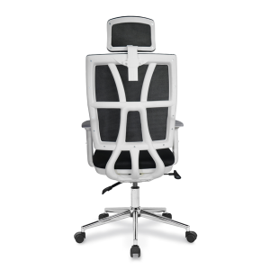 Jumbo Beyaz Gövde File Döşemeli Ofis Büro Yönetici Koltuk