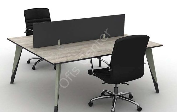 Trend İkili Ofis ve Büro Masa 120 cm