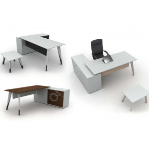 Trend Etejerli Ofis Masası 160 cm Masalı