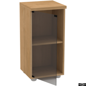 80x40 cm Ofis ve Büro Füme Camlı Dolap