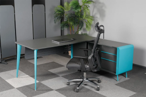 Ritim Etejerli Ofis Büro Masası 165 cm Masalı