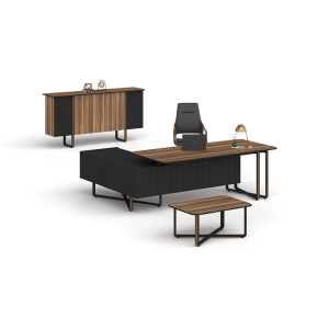 Efor Ofis ve Büro Makam Takımı 240 cm Masalı 240 cm dolaplı