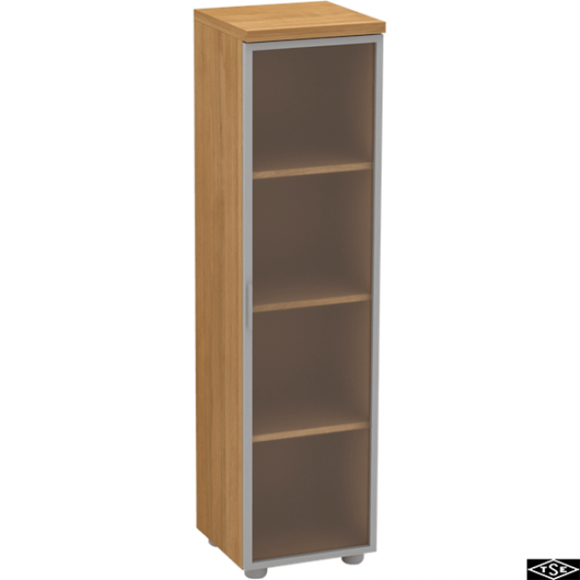 160x40 cm Tüm Kapaklı Alüminyum Çerçeveli Ofis ve Büro Dolap