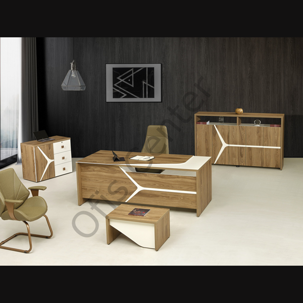 Sırıus Ofis Büro Yönetici Takımı (200 cm Masalı)