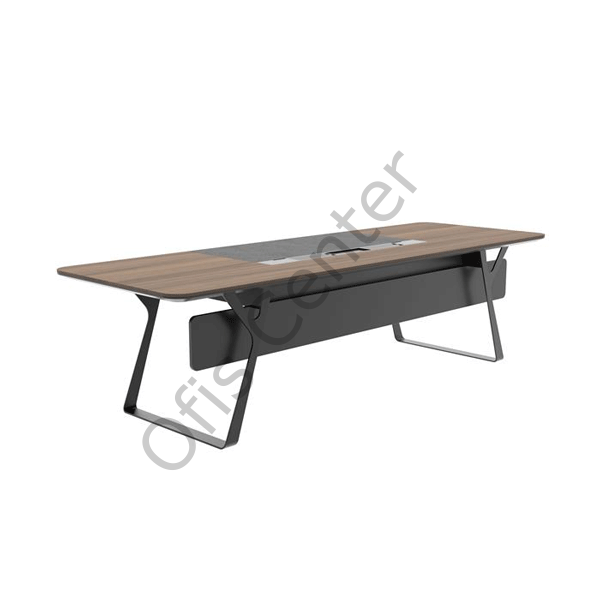 Tefen Ofis ve Büro Ahşap Makam Takımı (220 cm Masalı)