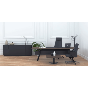 Tefen Ofis ve Büro Ahşap Makam Takımı (220 cm Masalı)