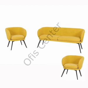 Ferri Kanepe Takımı 1 adet 3 lü, 2 adet  tekli