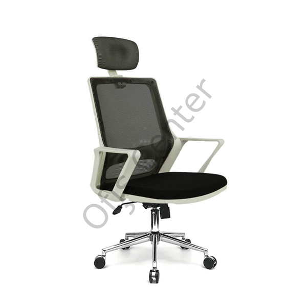 Donna White Başlıklı Ofis ve Büro Fileli Koltuk