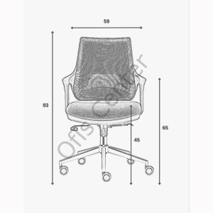 Mudo Çalışma Koltuk