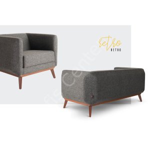 Retro İkili Ofis ve Büro Kanepe