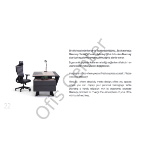 Mercury Ofis ve Büro Makam Takımı