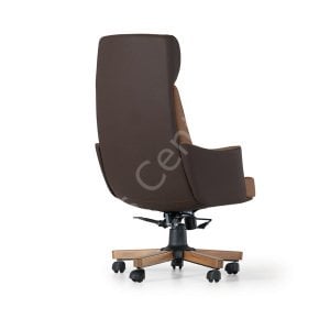 Asos 000N Ofis Büro Ahşap Makam Koltuk