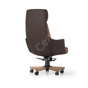 Asos 000N Ofis Büro Ahşap Makam Koltuk