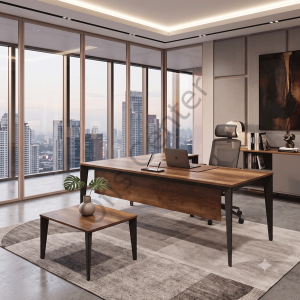 Exen Ofis ve Büro Masa Takımı 160 cm Masalı