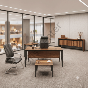 Exen Ofis ve Büro Masa Takımı 160 cm Masalı