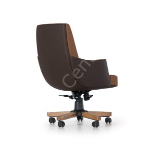 Asos 100 N-Ahşap Ofis Büro Şef&Toplantı Koltuk