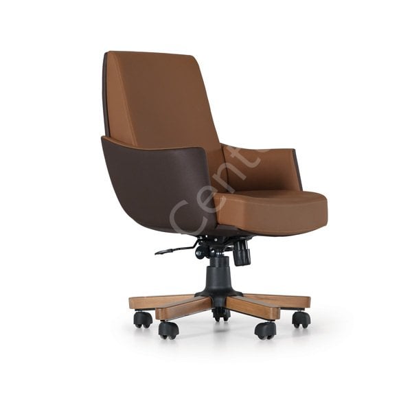 Asos 100 N-Ahşap Ofis Büro Şef&Toplantı Koltuk