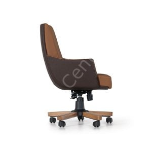 Asos 100 N-Ahşap Ofis Büro Şef&Toplantı Koltuk