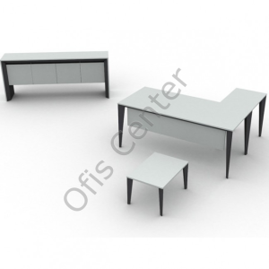 Exen L Ofis Büro Masası 140 cm