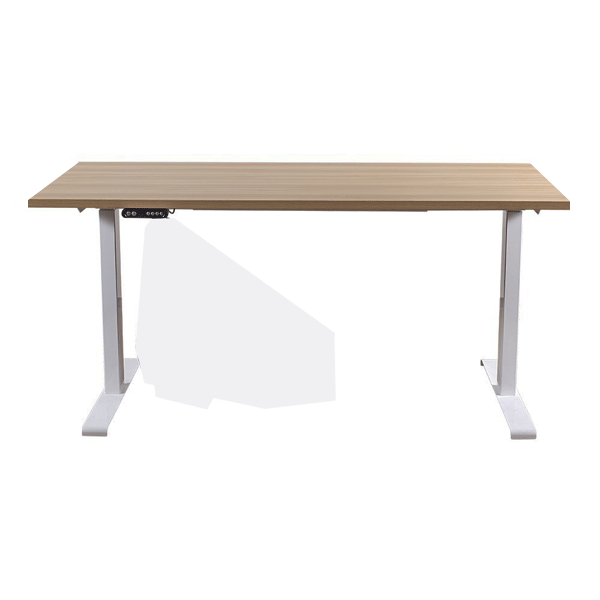 Yükseklik Ayarlı Ofis Büro Masa,Çift Motorlu 140 cm Masa 140x80 cm Masa - Beyaz