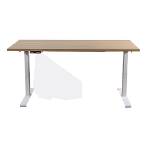 Yükseklik Ayarlı Ofis Büro Masa,Çift Motorlu 140 cm Masa 140x80 cm Masa - Beyaz