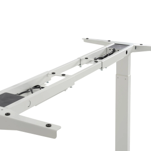 Yükseklik Ayarlı Ofis Büro Masa,Çift Motorlu 140 cm Masa 140x80 cm Masa - Beyaz