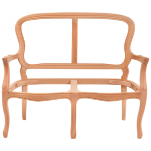 Lükens Ofis ve Büro Ahşap İkili Koltuk