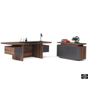 Luster 220 cm Masalı Ofis ve Büro Makam Takımı