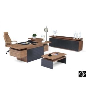Luster 220 cm Masalı Ofis ve Büro Makam Takımı