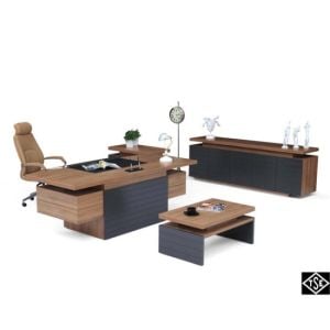 Luster 220 cm Masalı Ofis ve Büro Makam Takımı