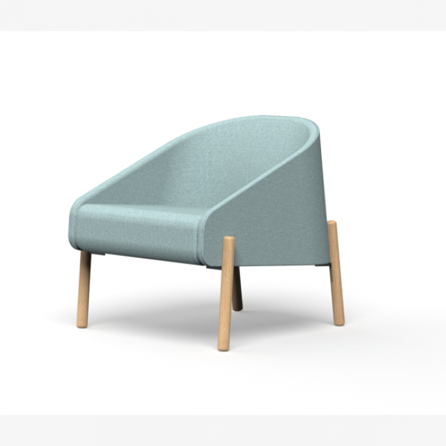 Pera  Ofis ve Büro Ahşap Ayaklı Tekli Kanepe