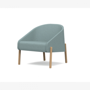 Pera  Ofis ve Büro Ahşap Ayaklı Tekli Kanepe